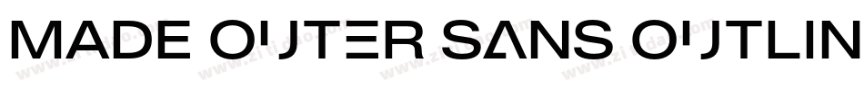 MADE Outer Sans Outline Alt Thin PERSONAL USE字体转换